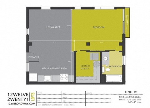 floor plan of the upper level floor plan studio apartment